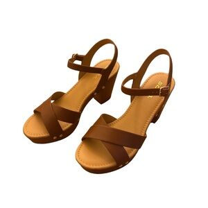 Brown Strappy Sandals